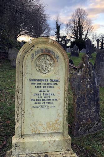 Photo Gallery Image - Slade Family gravestone, Lanteglos